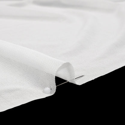 Polyester Stretch Mesh - Ecru - Designer Deadstock Detail