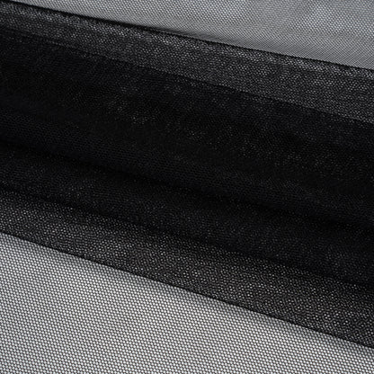 Polyester Mesh - Black - Designer Deadstock