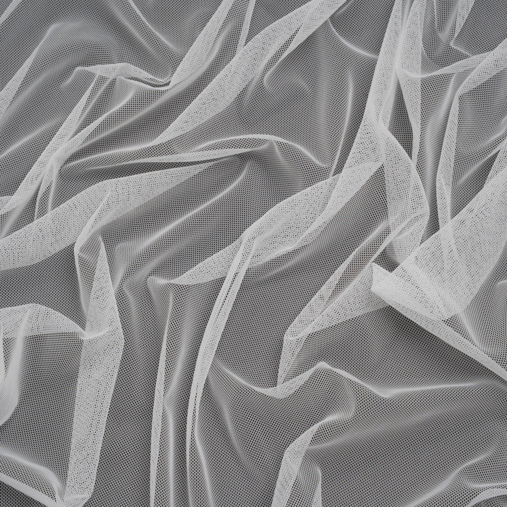 Nylon Mesh - Soft Ivory - Designer Deadstock