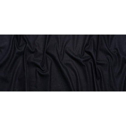 Medium Weight Stretch Cotton Denim Twill - Dark Indigo - Deadstock