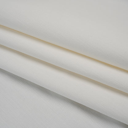 Cotton Blend Stretch Denim - White - Deadstock