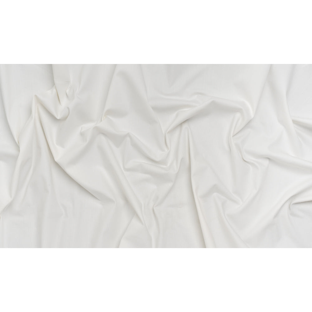 Cotton Blend Stretch Denim - White - Deadstock