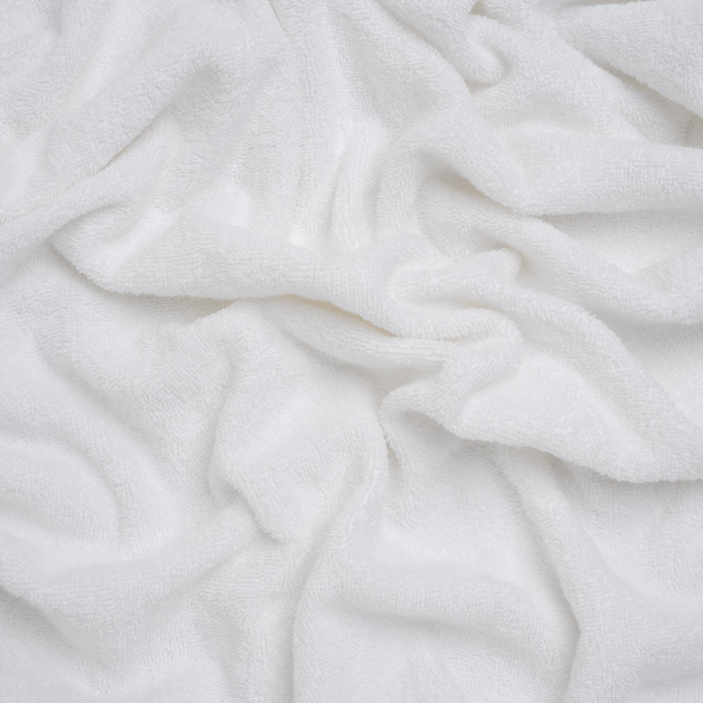 Cotton Towel Terry Cloth - White