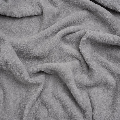 Cotton Towel Terry Cloth - Light Gray