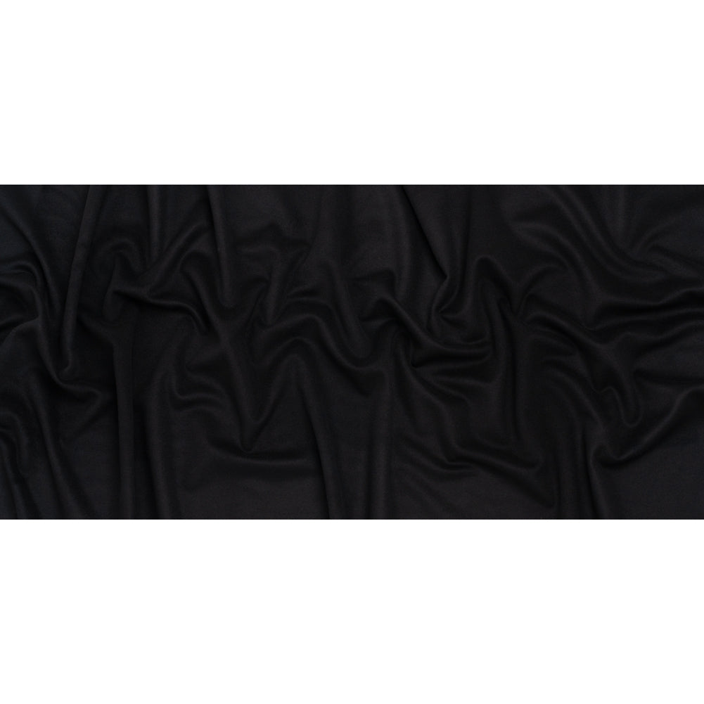 Wool and Cashmere Coating by Alexander McQueen - Black - Designer Deadstock - Full