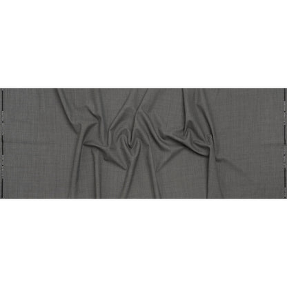 Wool Twill Suiting by Alexander McQueen - Black and White Heathered - Designer Deadstock