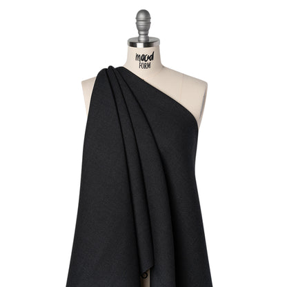 Wool Twill Coating by Alexander McQueen - Charcoal - Designer Deadstock