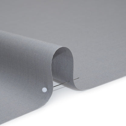 Summer Weight Wool Suiting by Alexander McQueen - Gray - Designer Deadstock Detail