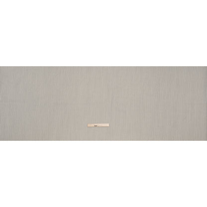 Wool Twill Suiting by Alexander McQueen - Cream and Black Chalk Stripes - Designer Deadstock Full