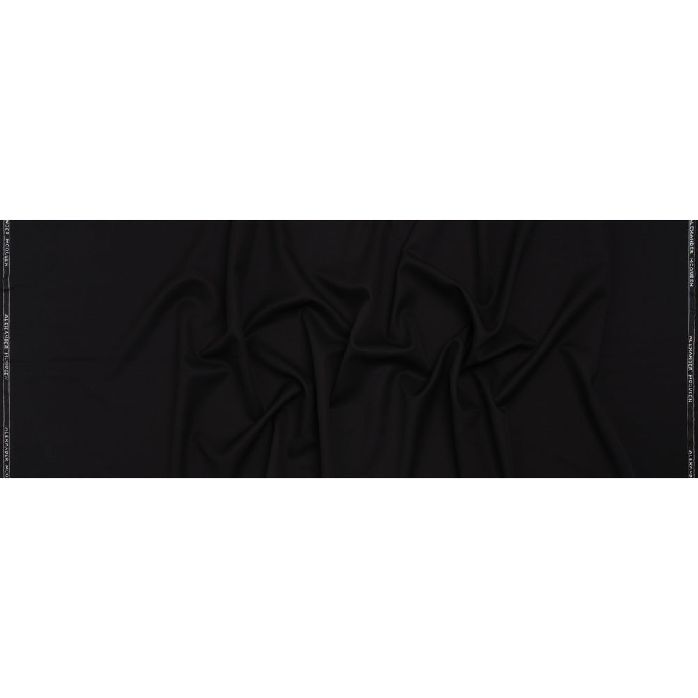 Wool Twill Suiting by Alexander McQueen - Black - Designer Deadstock