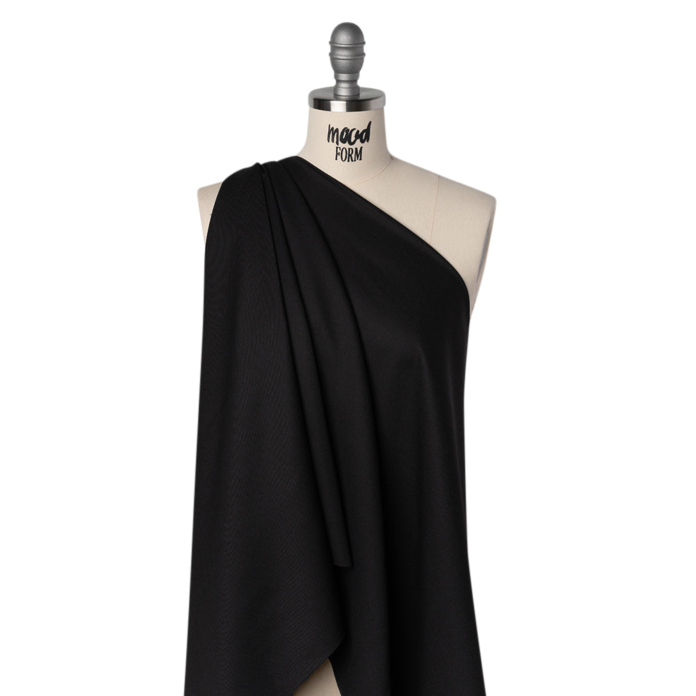 Wool Twill Suiting by Alexander McQueen - Black - Designer Deadstock