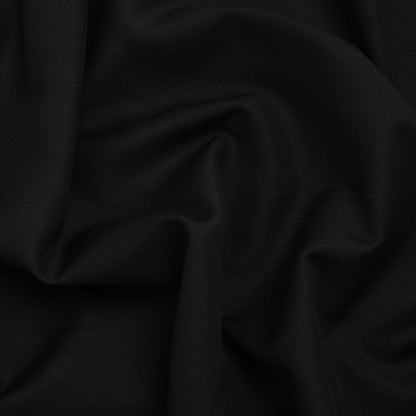 Wool Basketweave Suiting by Alexander McQueen - Black - Designer Deadstock