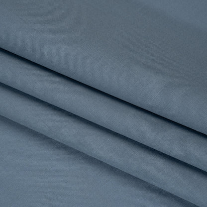 Summer Weight Wool Suiting by Alexander McQueen - Light Blue - Designer Deadstock Folded