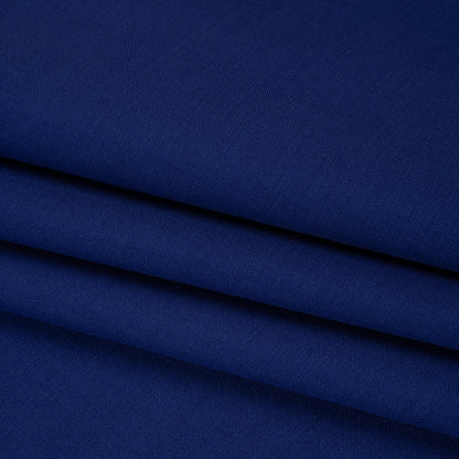 Summer Weight Wool Suiting by Alexander McQueen - Cobalt Blue - Designer Deadstock