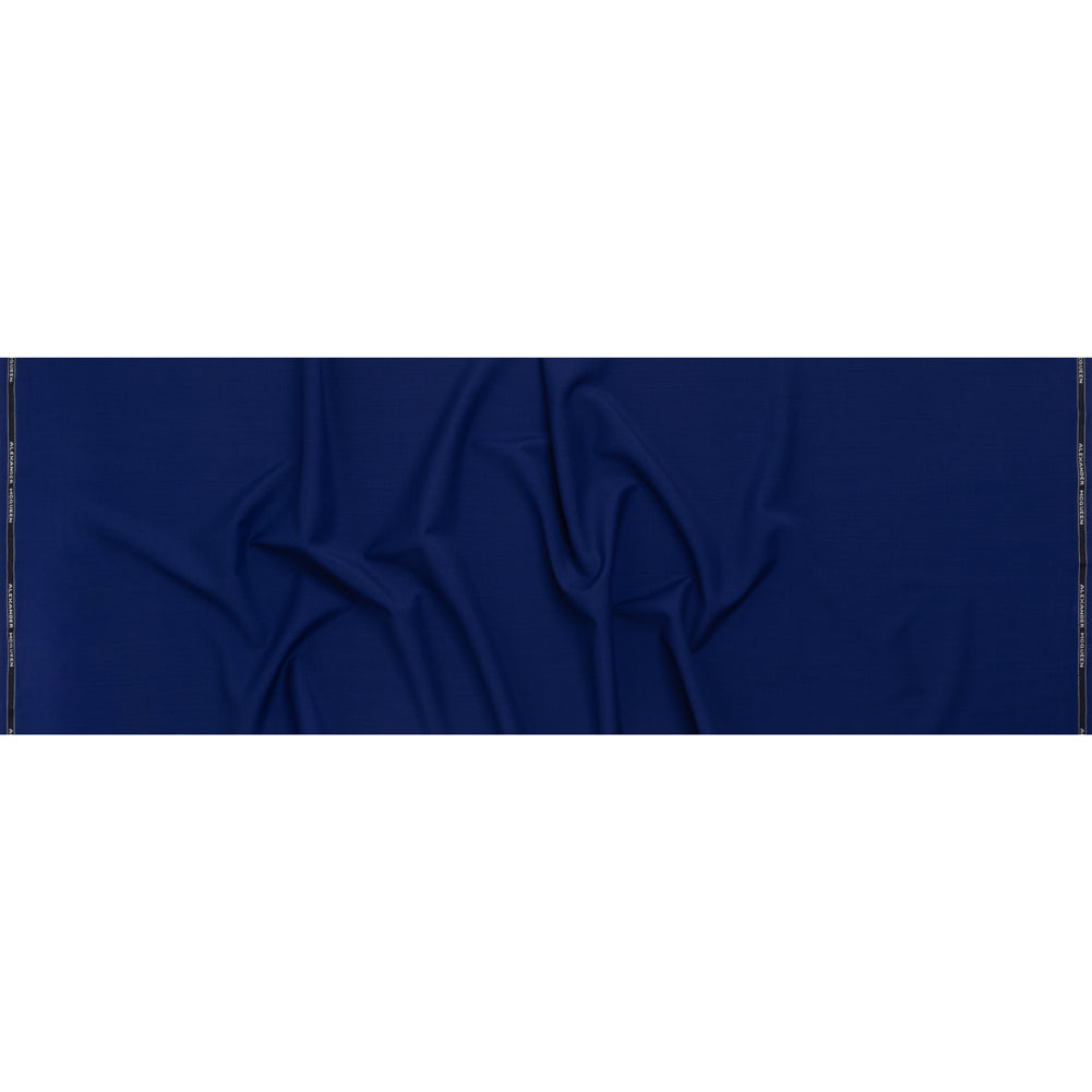 Summer Weight Wool Suiting by Alexander McQueen - Cobalt Blue - Designer Deadstock