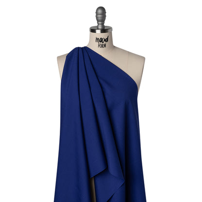 Summer Weight Wool Suiting by Alexander McQueen - Cobalt Blue - Designer Deadstock