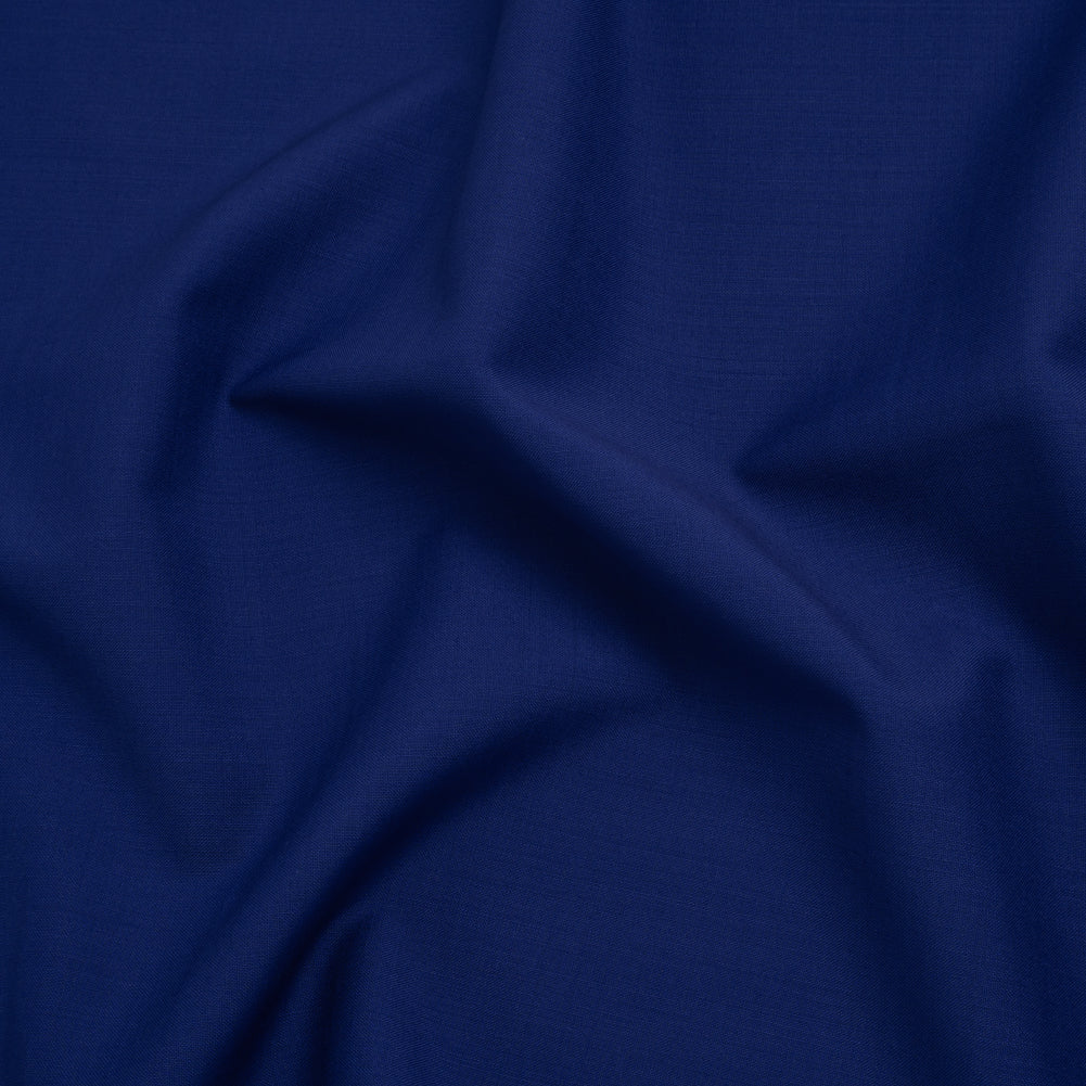Summer Weight Wool Suiting by Alexander McQueen - Cobalt Blue - Designer Deadstock