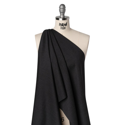 Wool and Mohair Suiting by Alexander McQueen - Heathered Charcoal - Designer Deadstock