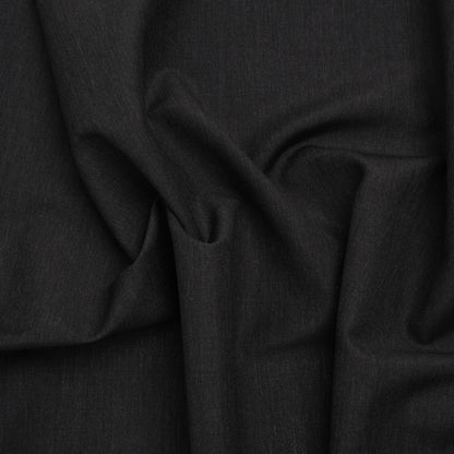 Wool and Mohair Suiting by Alexander McQueen - Heathered Charcoal - Designer Deadstock