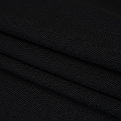 Wool Twill by Alexander McQueen - Black - Designer Deadstock