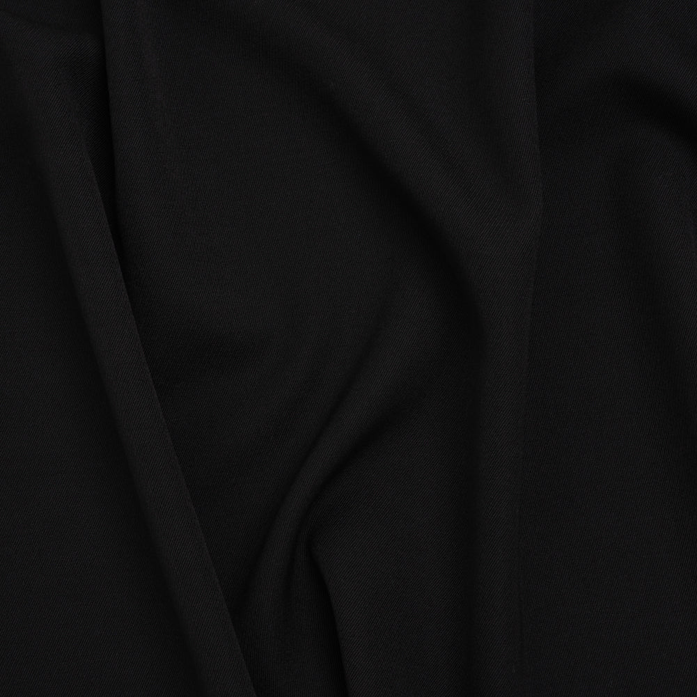 Wool Twill by Alexander McQueen - Black - Designer Deadstock