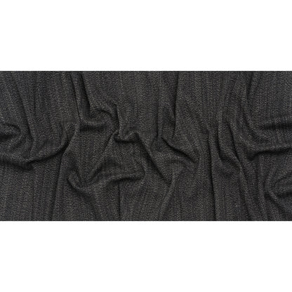 Wool Twill Coating by Alexander McQueen - Black, Gray and Cream Heathered - Designer Deadstock Full