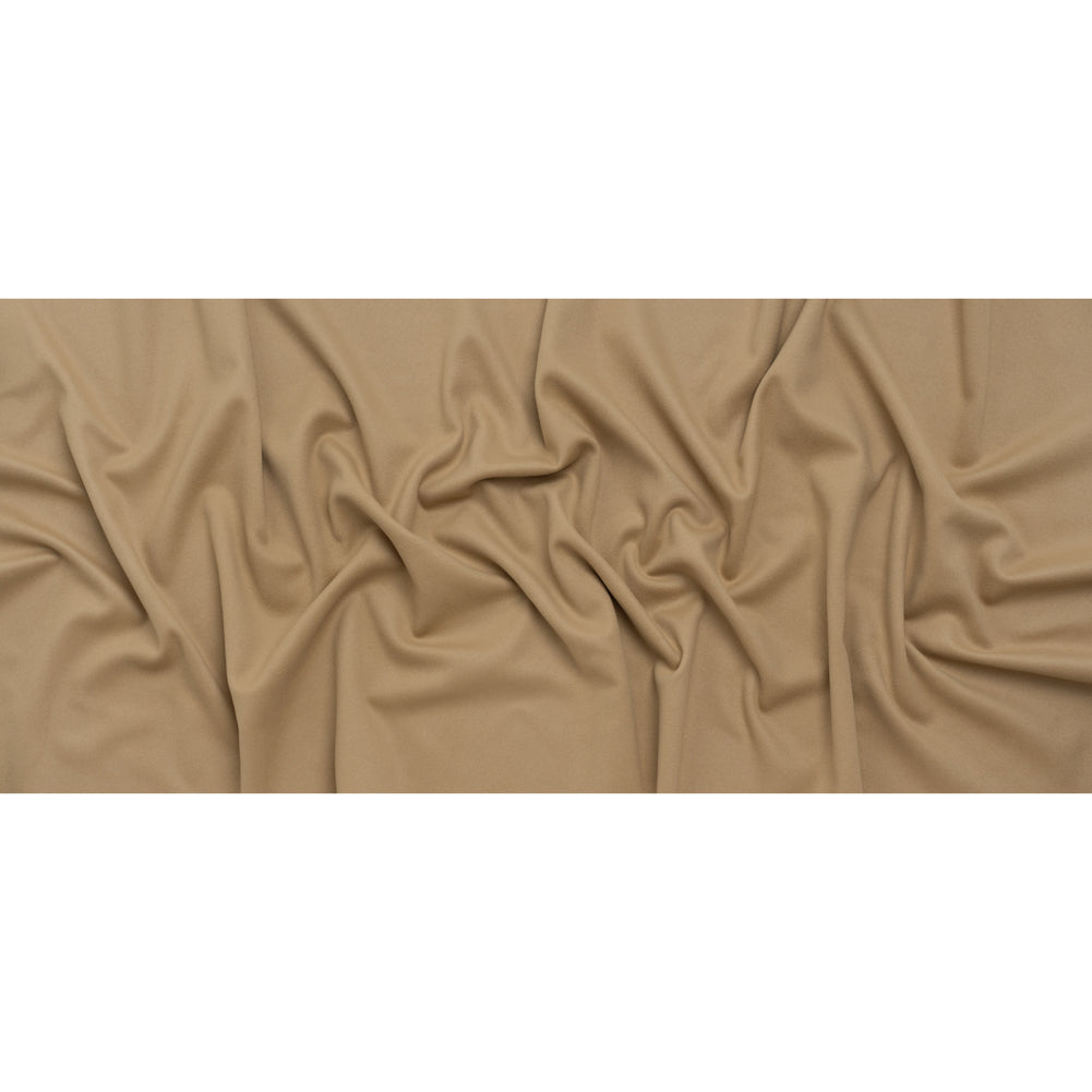 Wool and Cashmere Coating by Alexander McQueen - Camel - Designer Deadstock - Full