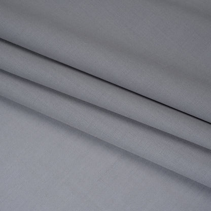 Summer Weight Wool Suiting by Alexander McQueen - Light Gray - Designer Deadstock Folded