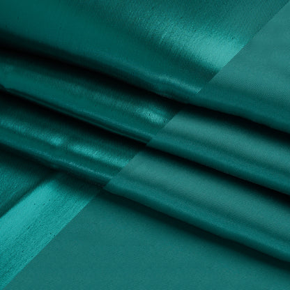 Double Faced Lame Mikado - Teal - Sara Collection