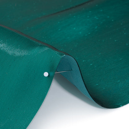Double Faced Lame Mikado - Teal - Sara Collection
