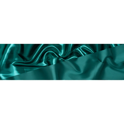 Double Faced Lame Mikado - Teal - Sara Collection