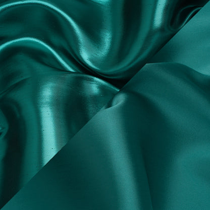 Double Faced Lame Mikado - Teal - Sara Collection