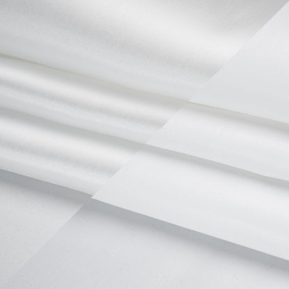 Double Faced Lame Mikado - White - Sara Collection