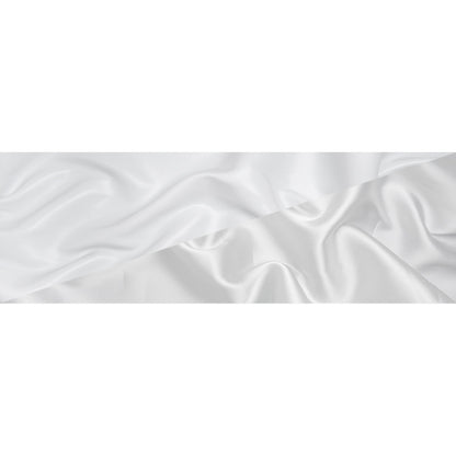 Double Faced Lame Mikado - White - Sara Collection