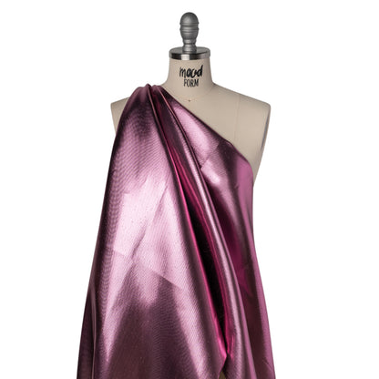 Double Faced Lame Mikado - Dusty Purple - Sara Collection