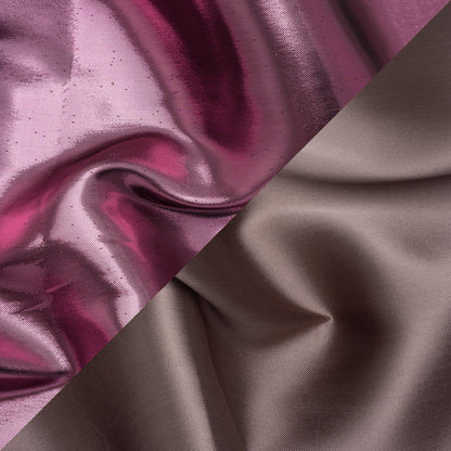 Double Faced Lame Mikado - Dusty Purple - Sara Collection
