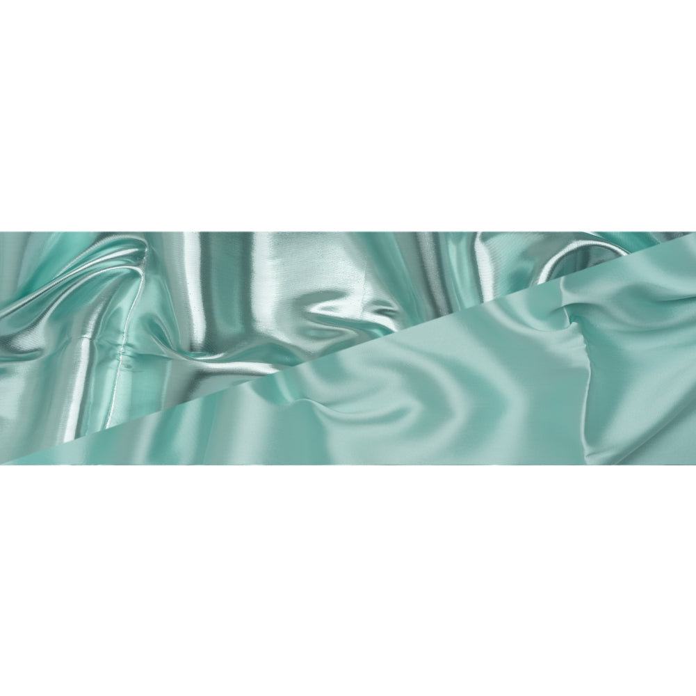 Double Faced Lame Mikado - Light Aqua - Sara Collection Full