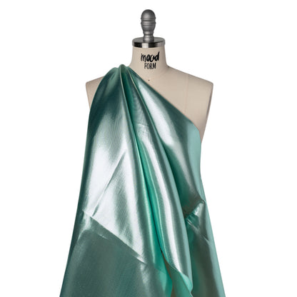 Double Faced Lame Mikado - Light Aqua - Sara Collection Drape
