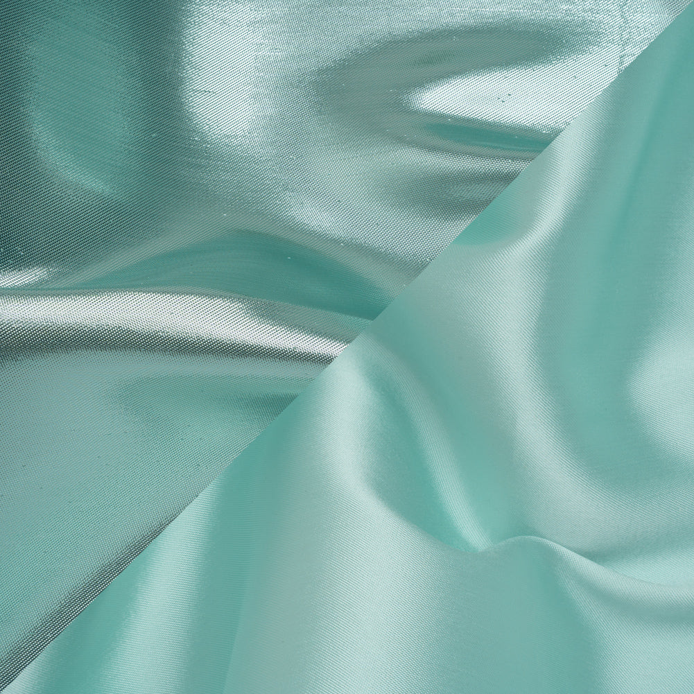 Double Faced Lame Mikado - Light Aqua - Sara Collection