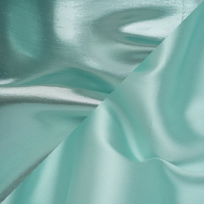 Double Faced Lame Mikado - Light Aqua - Sara Collection