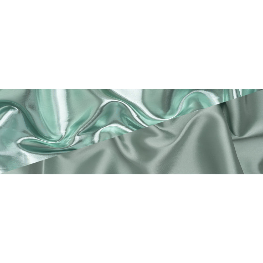 Double Faced Lame Mikado - Celadon Green - Sara Collection Full