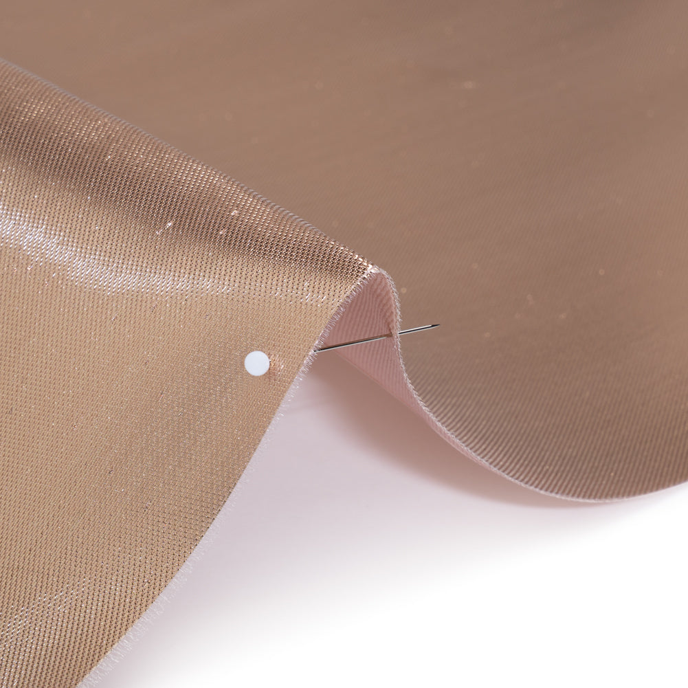 Double Faced Lame Mikado - Peach - Sara Collection Detail