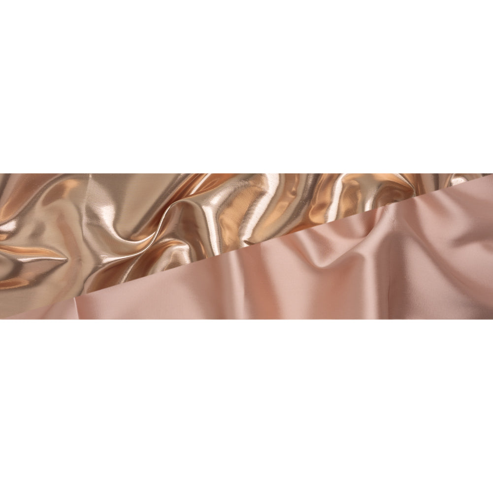 Double Faced Lame Mikado - Peach - Sara Collection Full