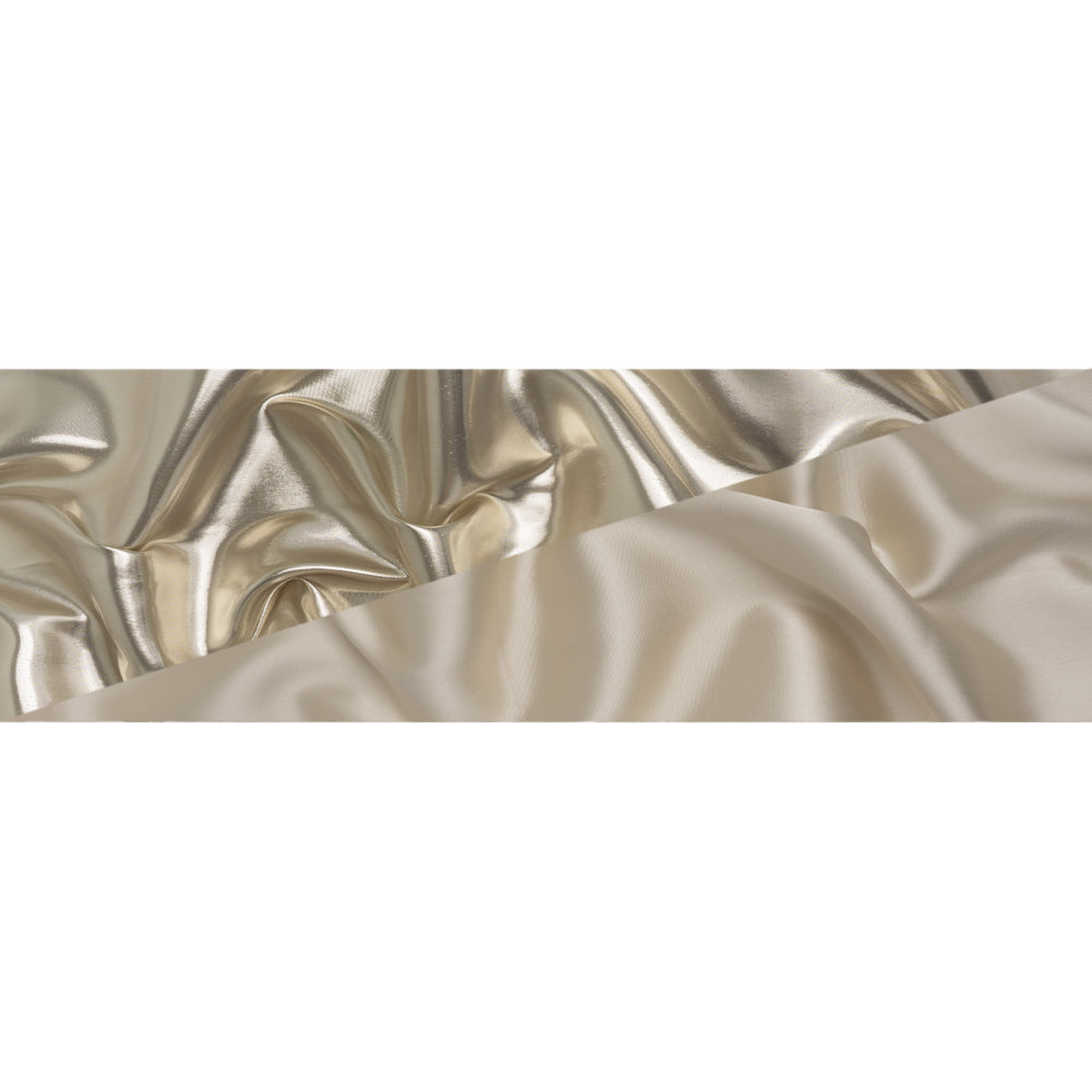 Double Faced Lame Mikado - Ivory - Sara Collection - Full