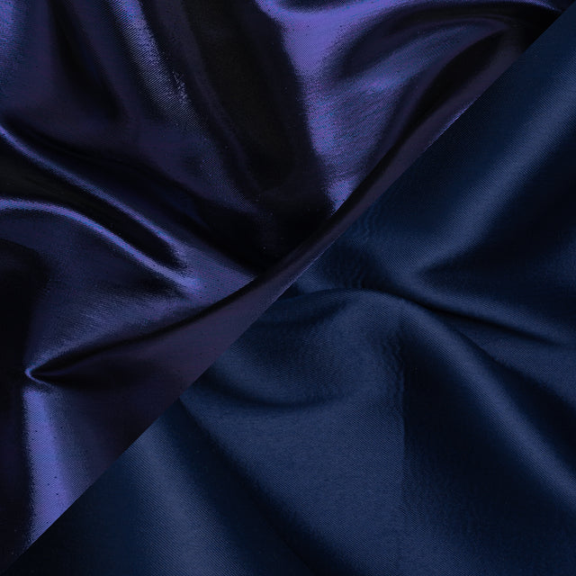 Double Faced Lame Mikado - Navy Blue - Sara Collection