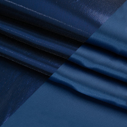 Double Faced Lame Mikado - Royal Blue - Sara Collection Folded