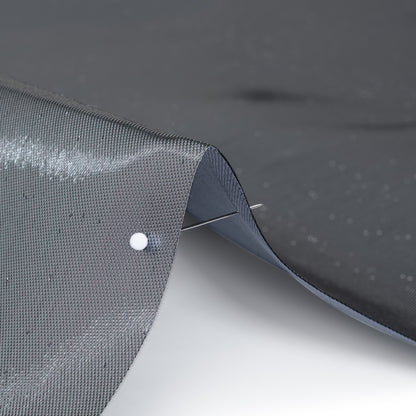 Double Faced Lame Mikado - Stormy Blue-Gray - Sara Collection Detail