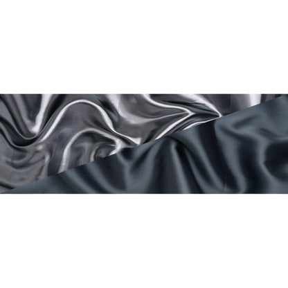 Double Faced Lame Mikado - Stormy Blue-Gray - Sara Collection Full