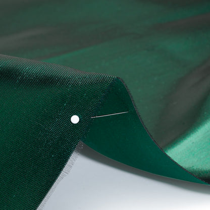 Double Faced Lame Mikado - Dark Green - Sara Collection