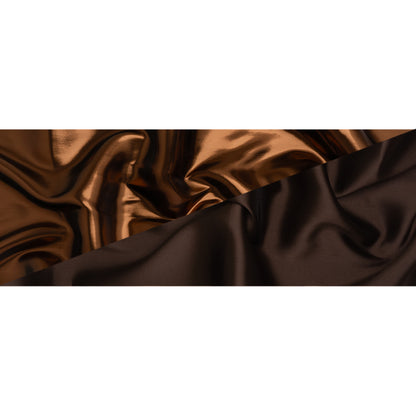 Double Faced Lame Mikado - Brown - Sara Collection Full